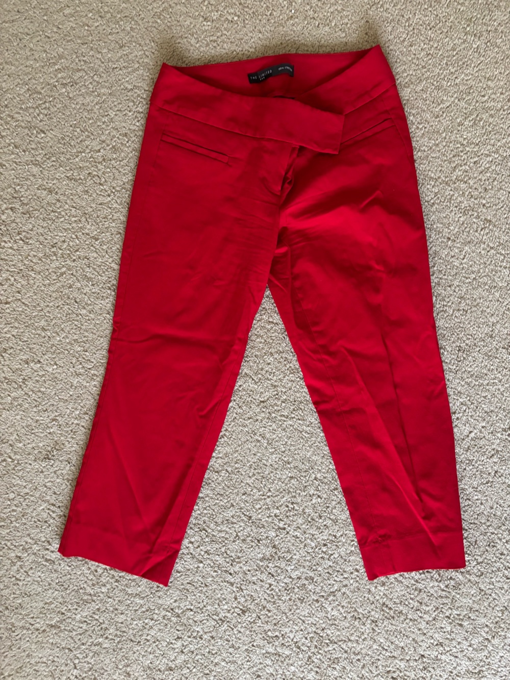The Limited Women's Bright Red Pants